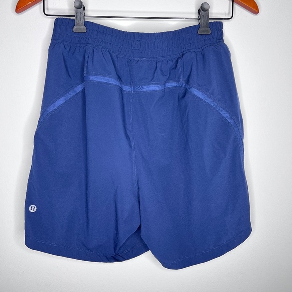 Lululemon Mens Pace Breaker Liner less Shorts 7” Blue S - Picture 1 of 6